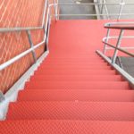 Anti-Slip Coating over Metal Steps - West Preston Primary School