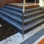 Slimline Stair Nosing over Concrete - Parkvile Appartments