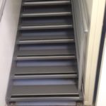 Square Stair Nosing over Checkerplate - Noble Park