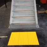 Tactile Tiles over Concrete - Kmart Tyres & Auto Service